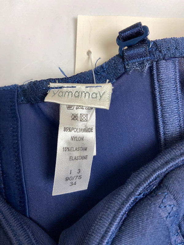 00s Blue Corset Top - Size S/M