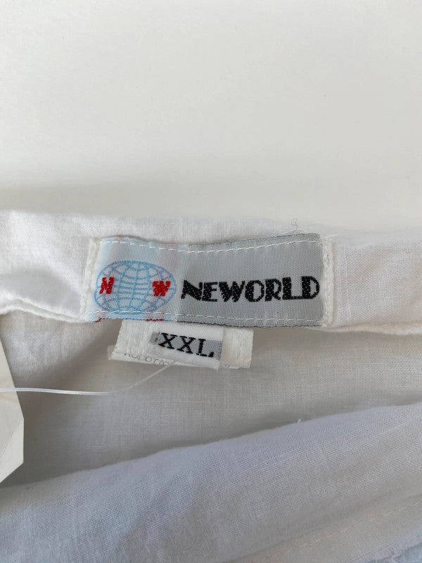 00s White Embroidered Prairie Skirt - Size 10