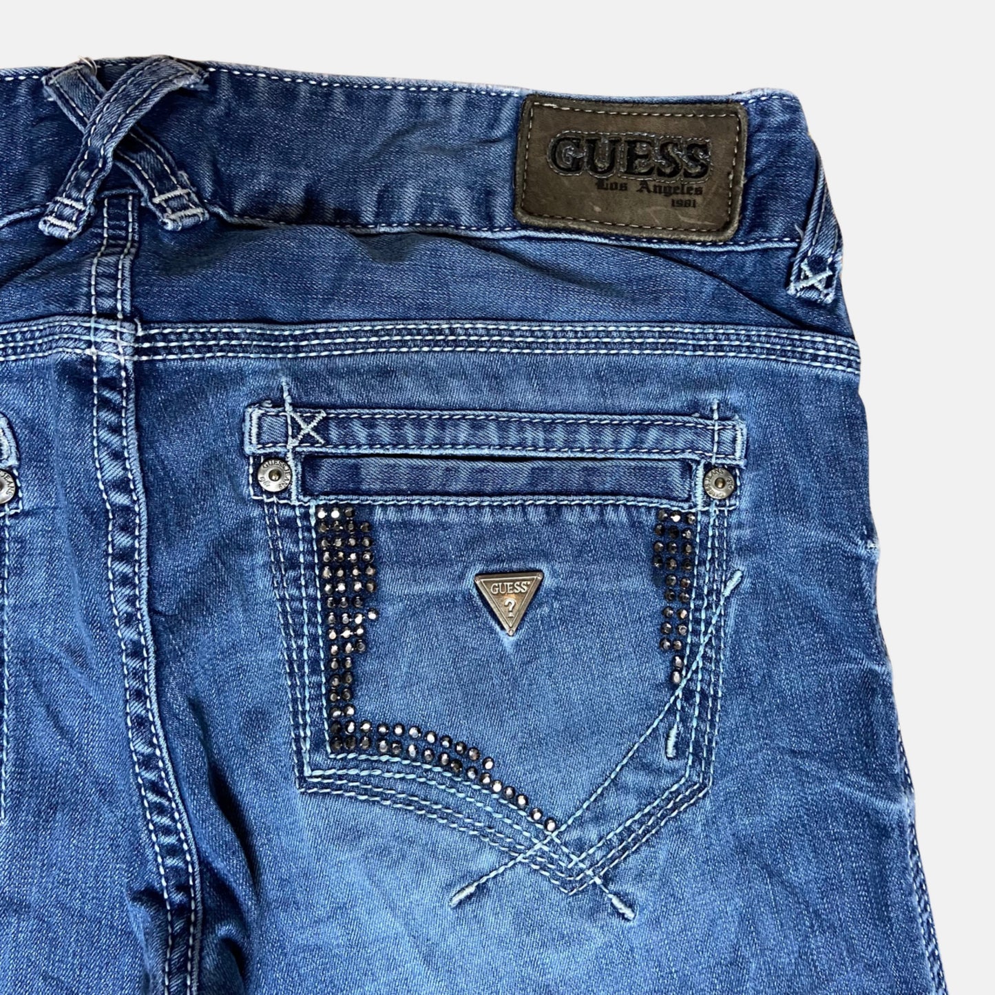00s Embellished Low Rise Jeans - Size S/M