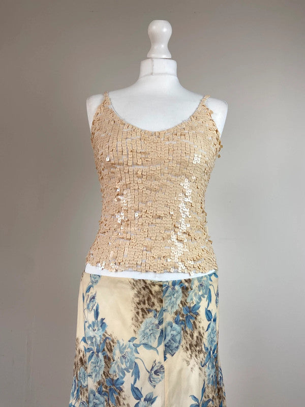 90s Sequin Cami Top - Size M