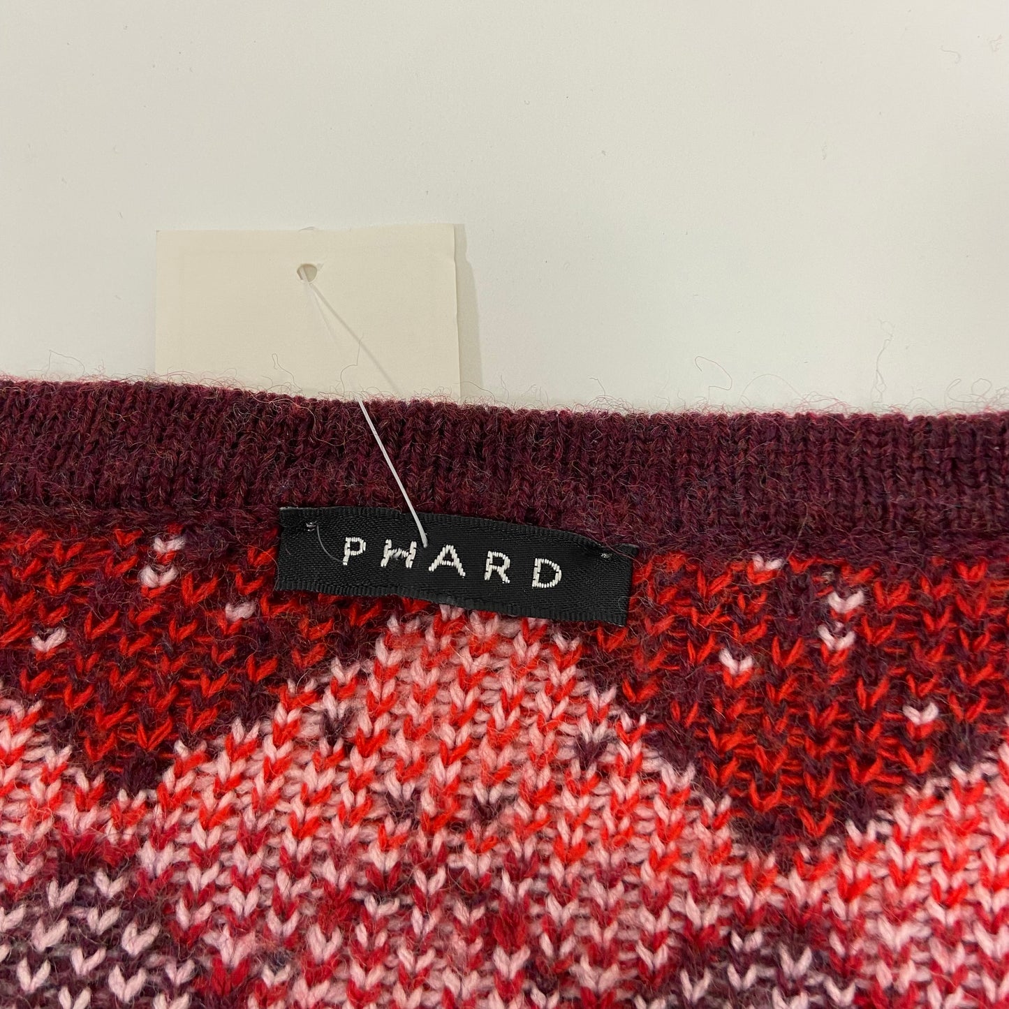 00s Argyle Knit V-Neck Cardigan - Size M