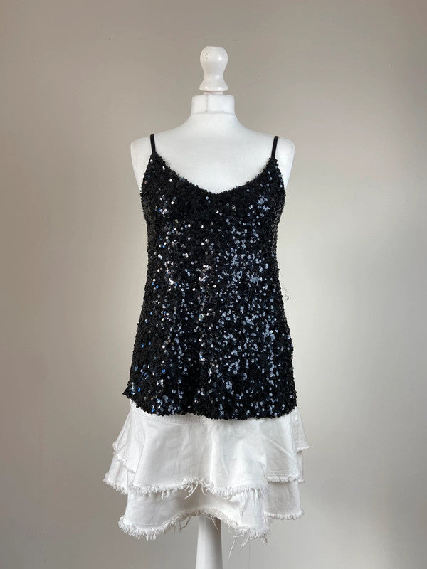 00s Sequin Cami Top - Size M