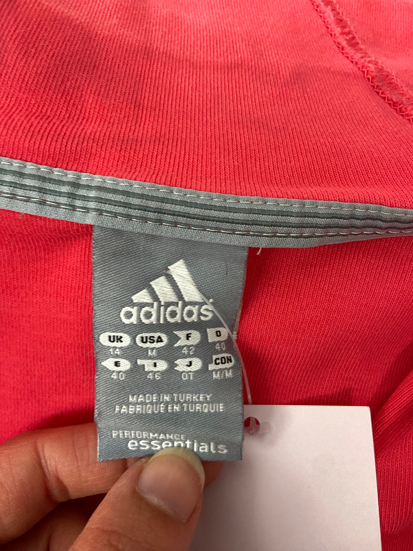 00s Pink Adidas Tracksuit Jacket - Size L