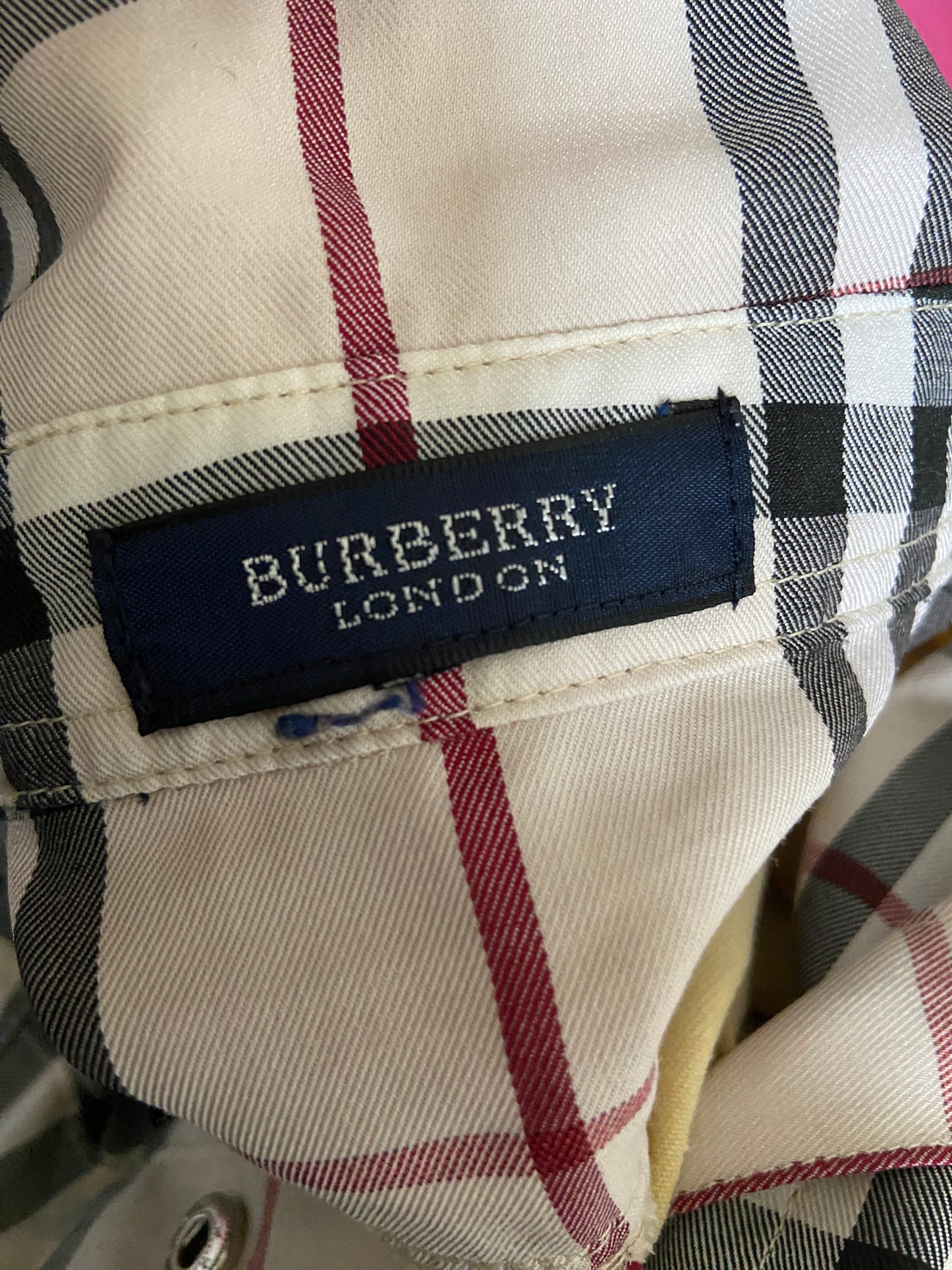 Burberry Polo Long Sleeve Top - Size L