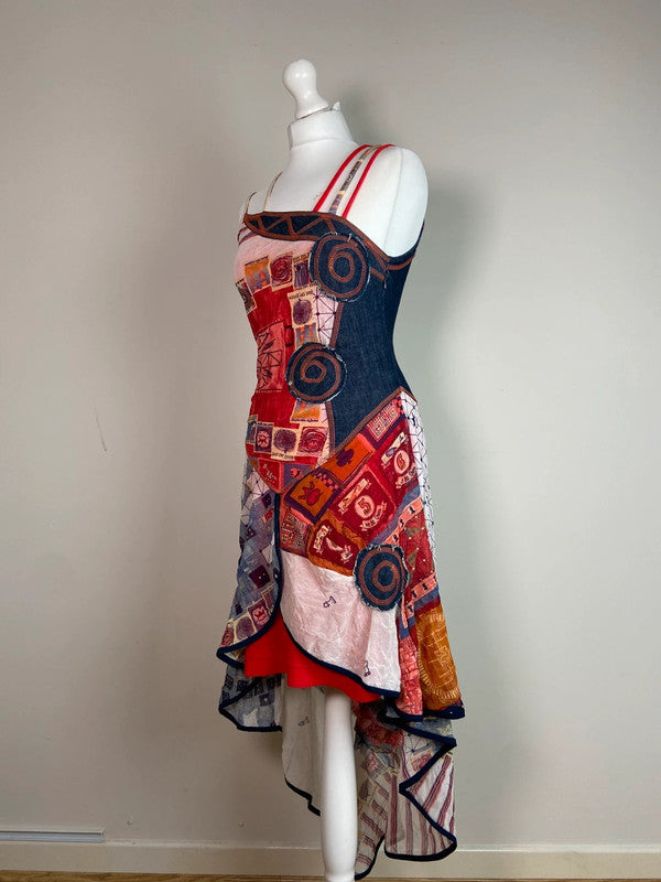 Save The Queen Asymmetrical Deconstructed Dress - Size S