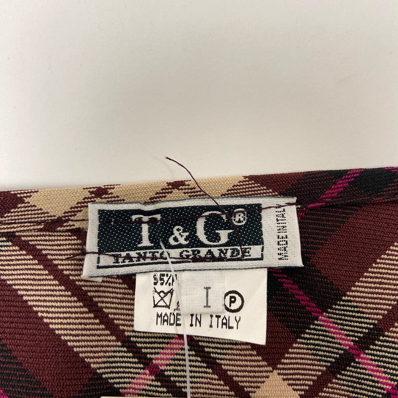 90s Plaid Mini Skirt - Size 6