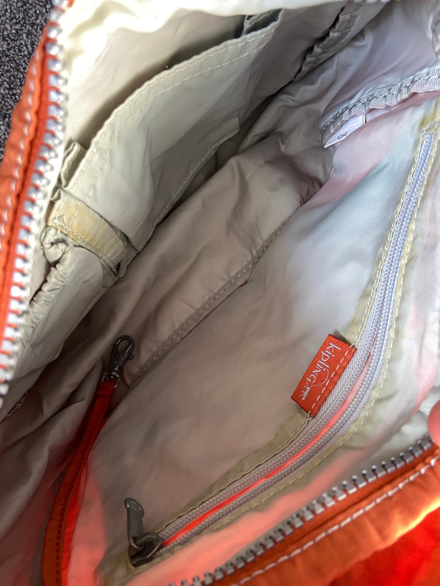 Vintage 00s Orange Slouchy Bag - Funky Cat