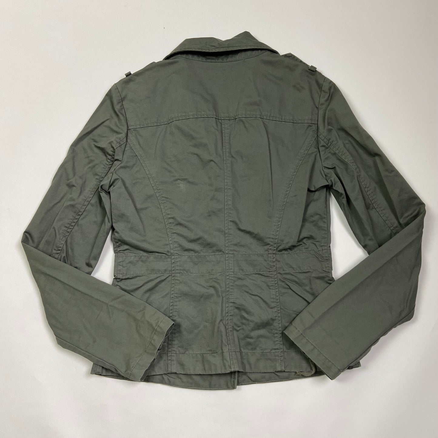 00s Khaki Military Jacket - Size M