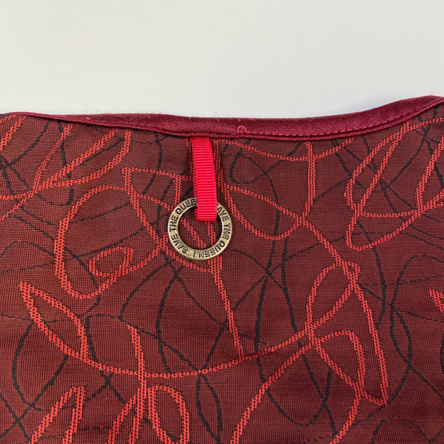 Save The Queen Graphic Printed Long Sleeve Top - Size M