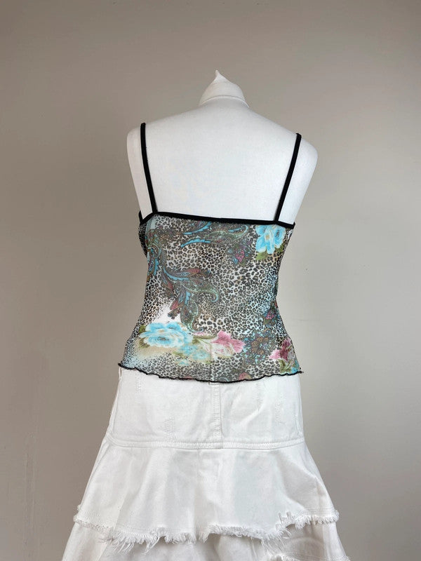 00s Leopard Print Cami - Size L
