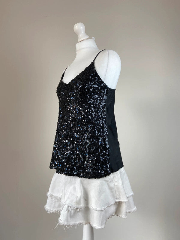 00s Sequin Cami Top - Size M