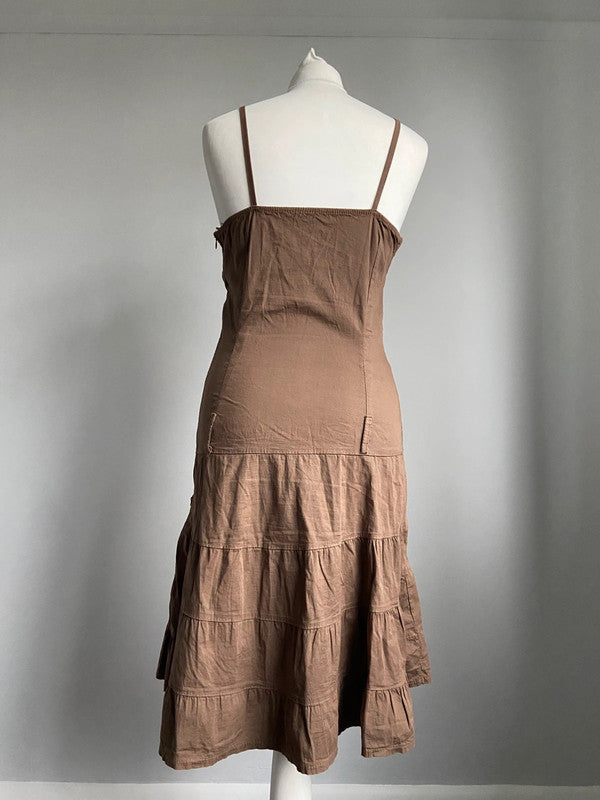 Vintage 00s Boho Dress - Size S - Funky Cat