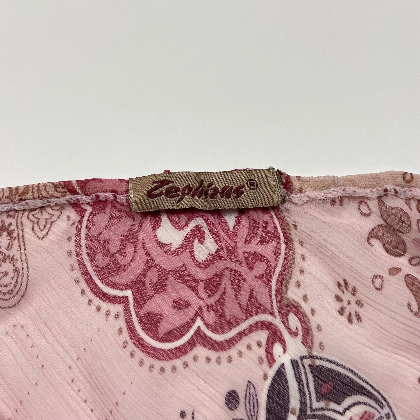 00s Lace Trim Pink Ruffled Cami - Size L