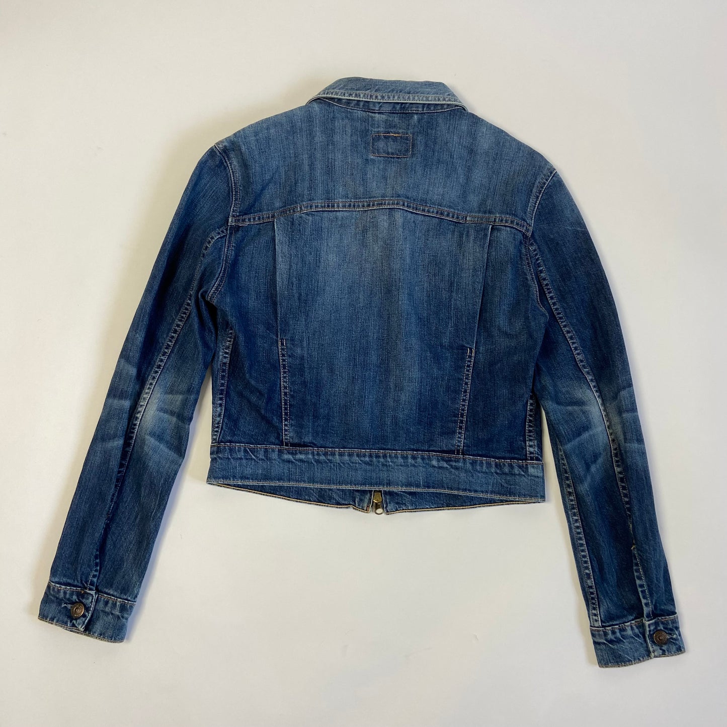 Vintage Levi's Zip Up Denim Jacket - Size L