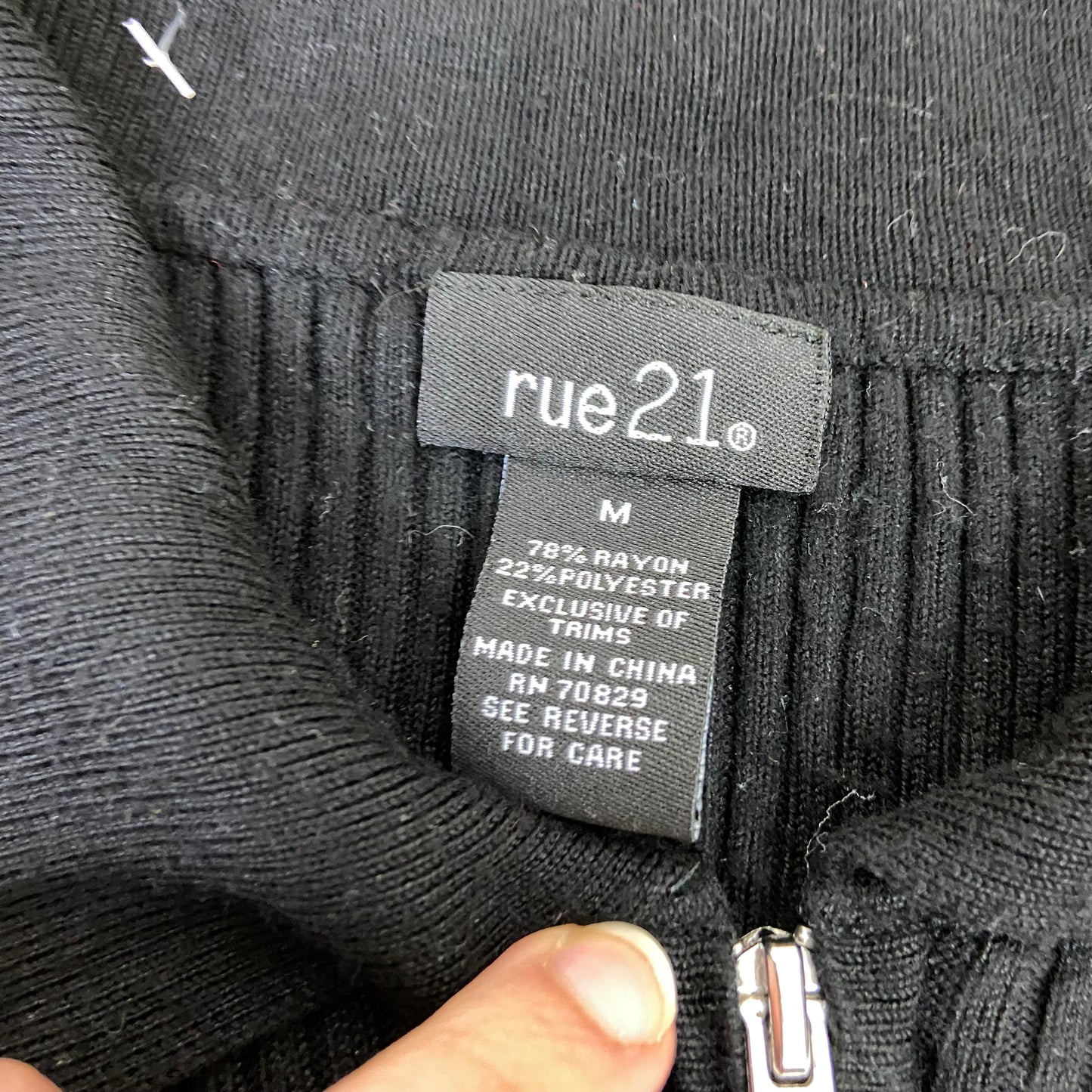 00s Double Zip Jumper - Size XS
