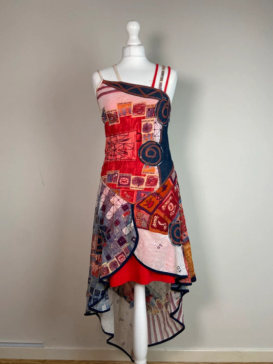 Save The Queen Asymmetrical Deconstructed Dress - Size S