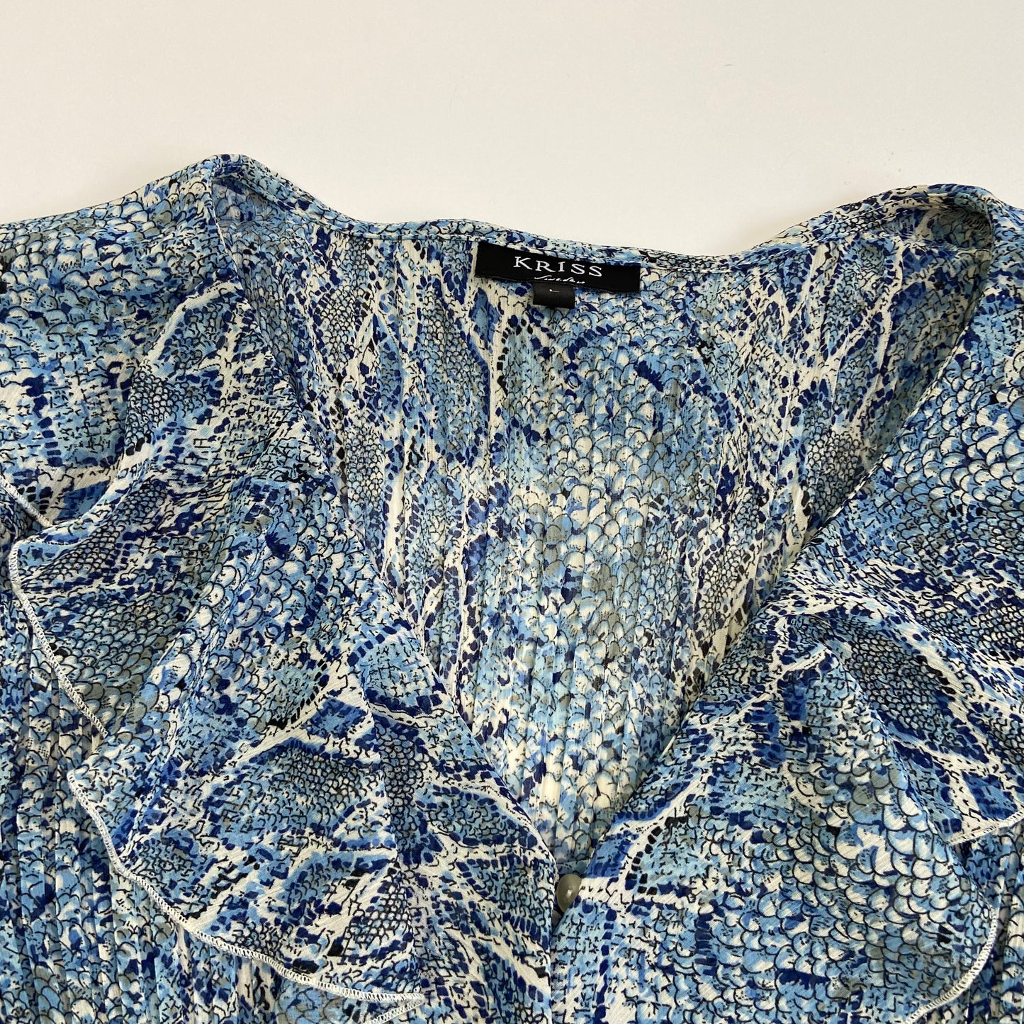 00s Ruffled Blouse - Size M