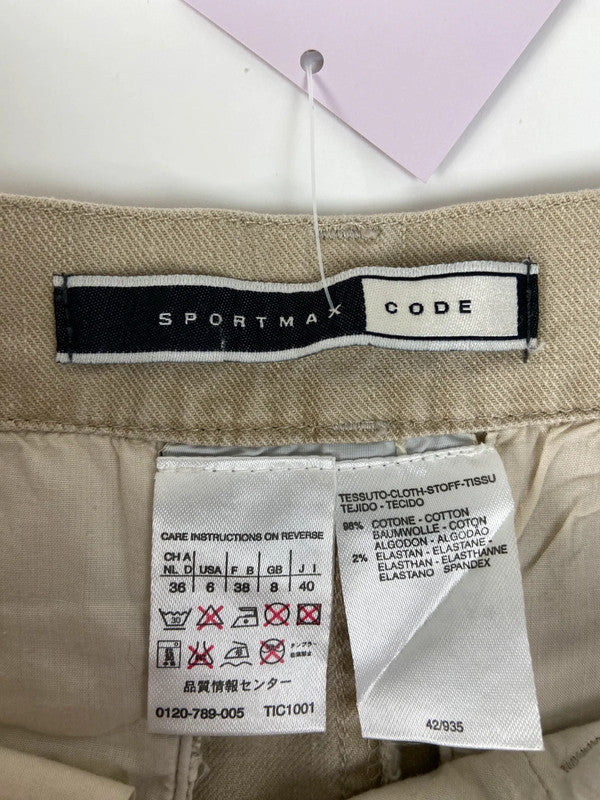 00s Beige Buckle Skirt - Size S