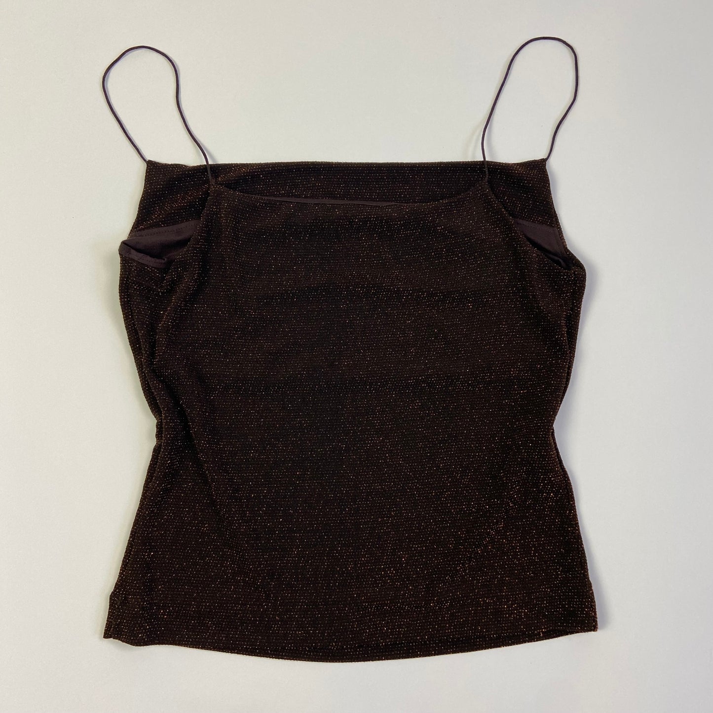 Cowl Neck Slinky Top- Size M