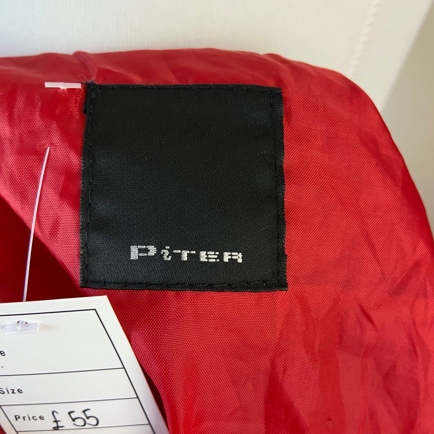 00s Burgundy Leather Jacket - Size S