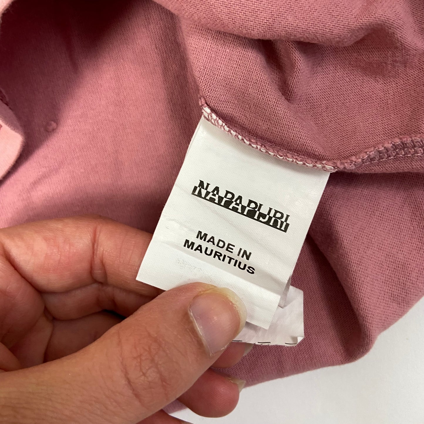 00s Pink Napapijri Polo Top - Size XS