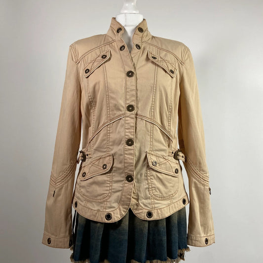 00s Utility Jacket With Buckles - Size L