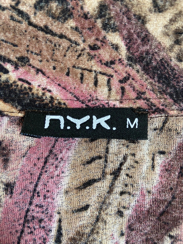 Vintage 00s Leopard Print Top - Size M - Funky Cat