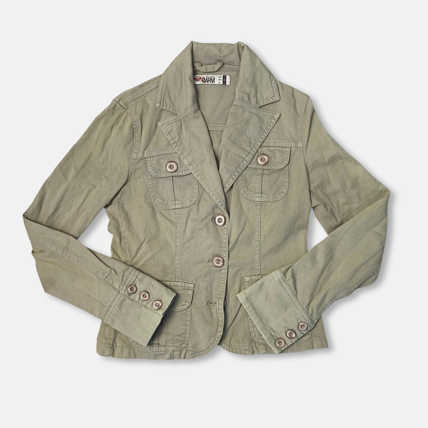 00s Cord Blazer Jacket - Size S - Funky Cat