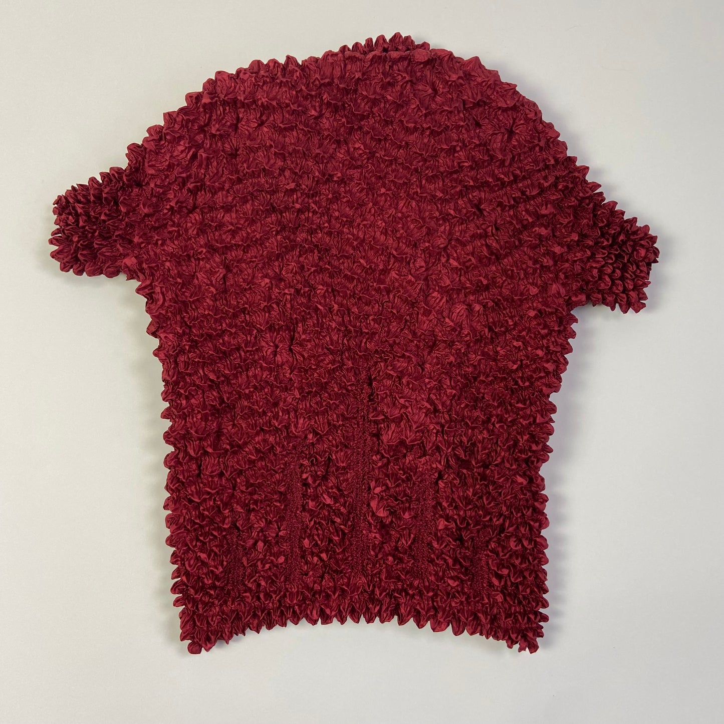 90s Crinkle Popcorn Stretch Shirt - Size S to L