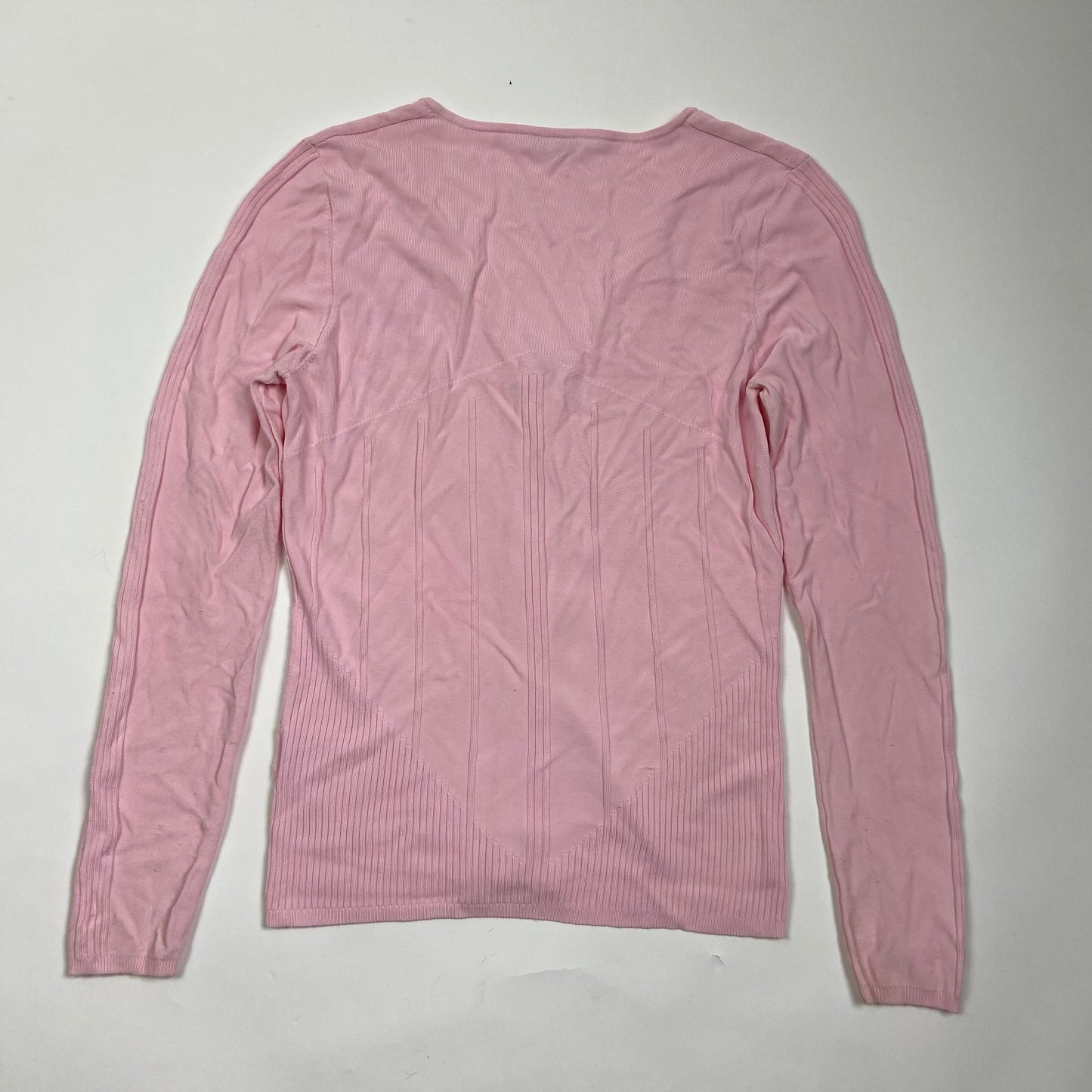 00s Pink Zip Up Jumper - Size M