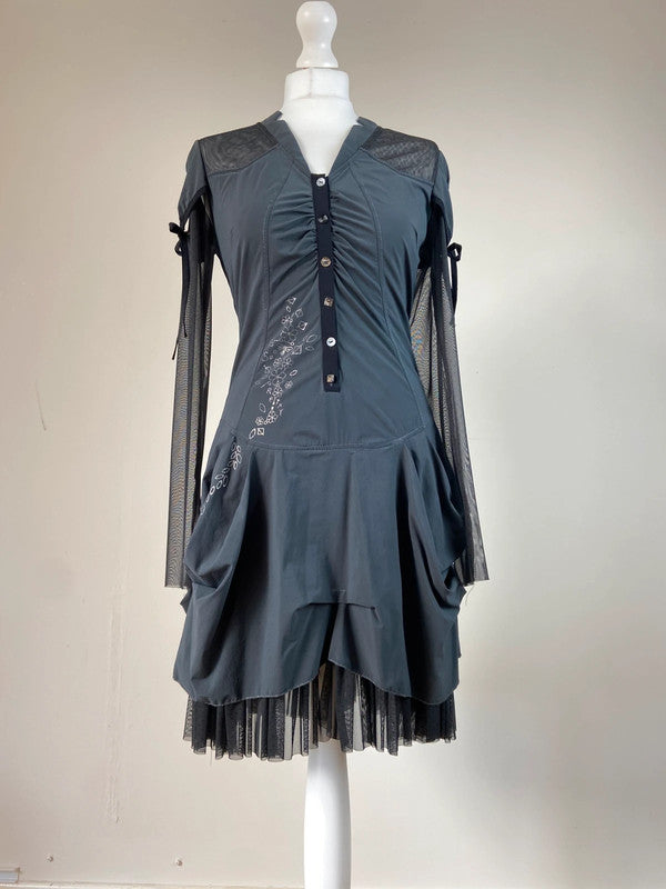 French Archival Button Up Dress - Size S/M