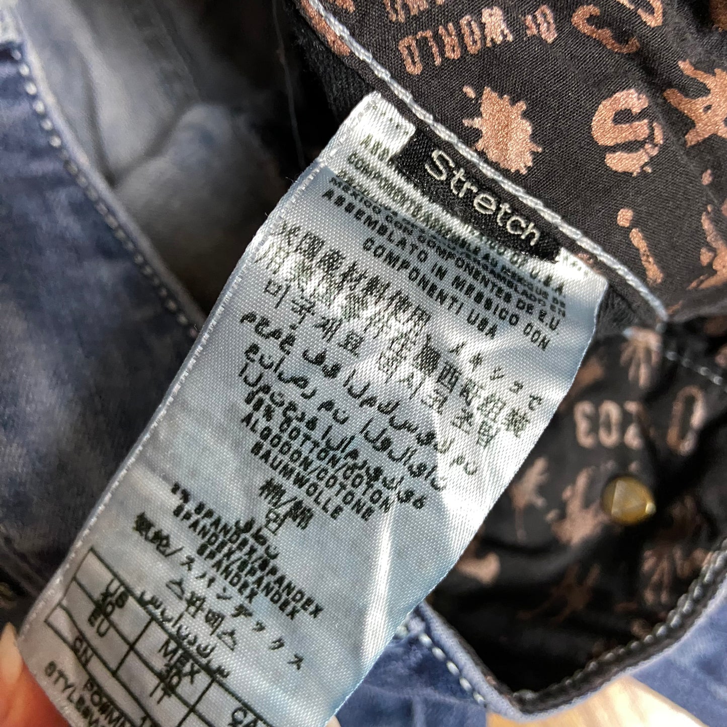 00s Embellished Low Rise Jeans - Size S/M