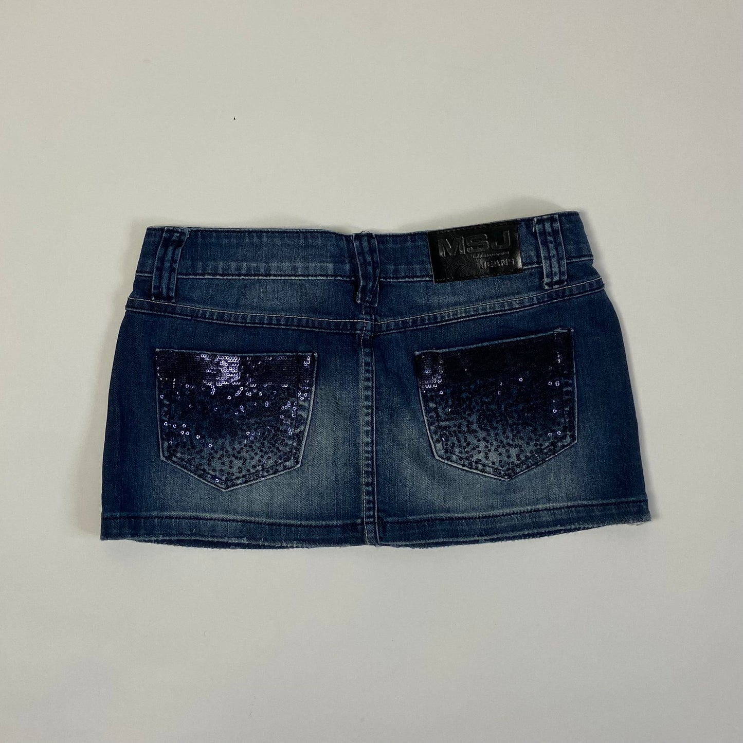 00s Low Rise Sequin Mini Skirt - Size 6/8