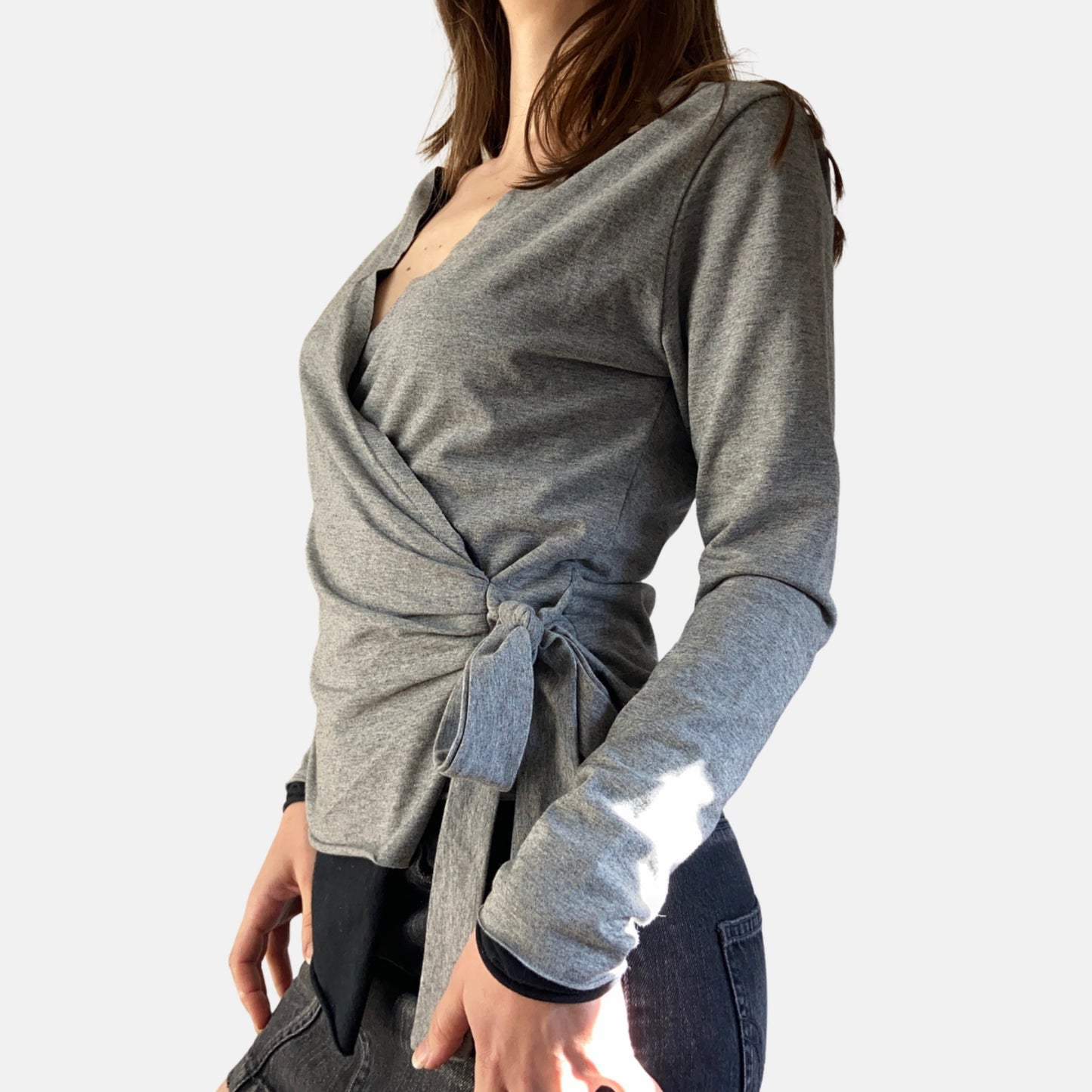 00s Asymmetric Tie Top - Size XS