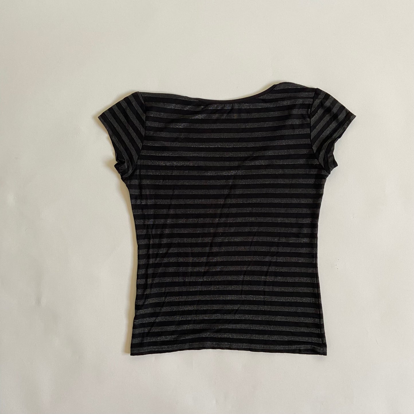 Dolce & Gabbana Rhinestone Striped T-shirt - Size L