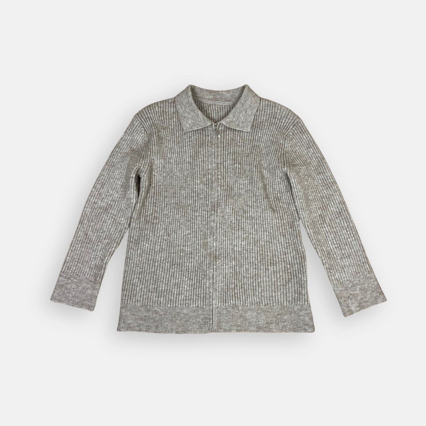 90s Collared Zip Jumper - Size M/L