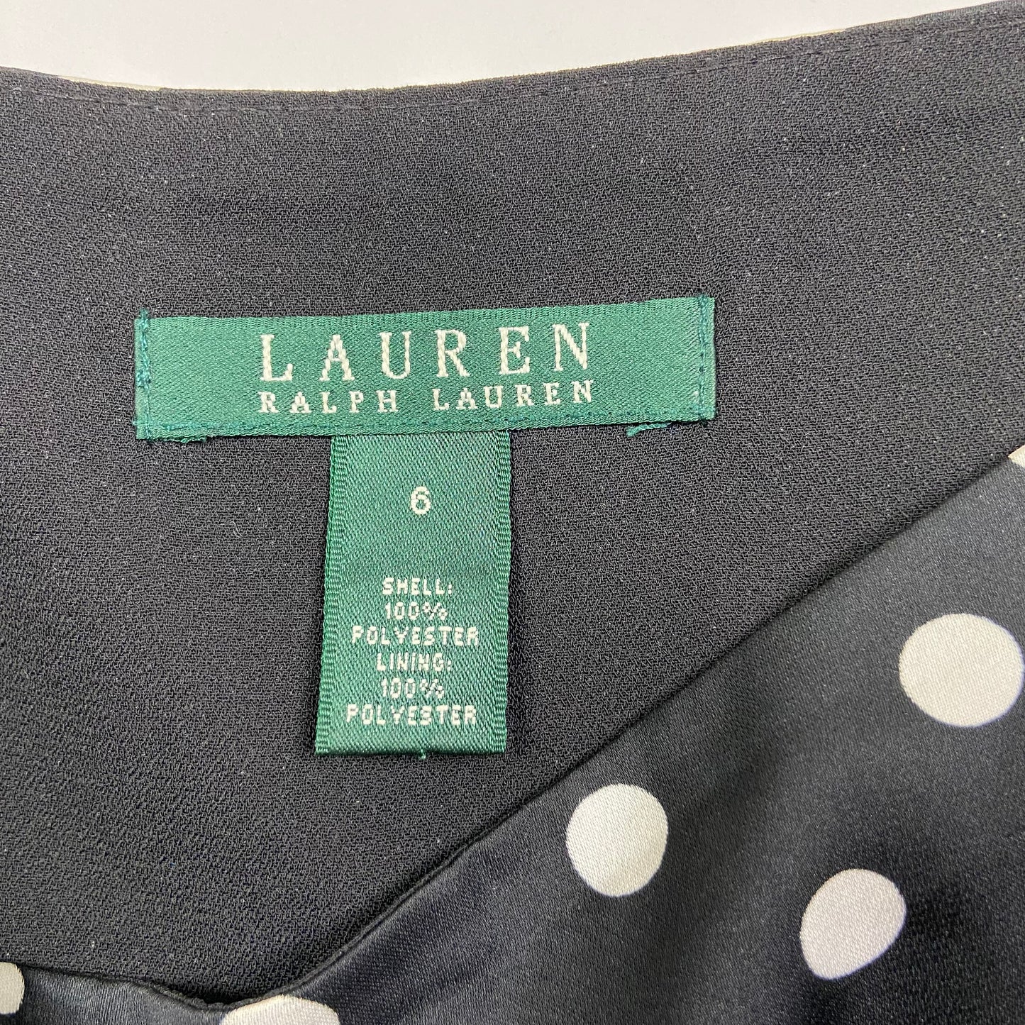 Ralph Lauren Polka Dot Midi Skirt - Size XS