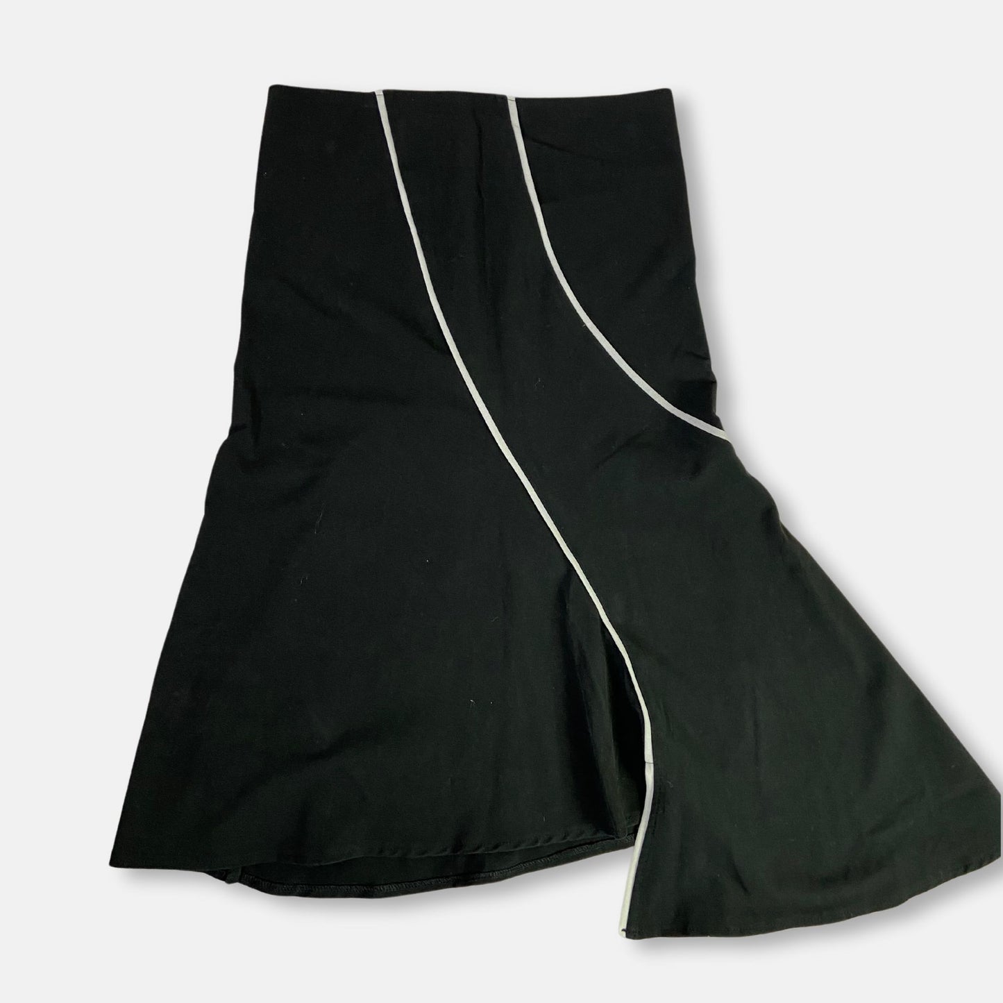 00s Asymmetrical Midi Skirt - Size S - Funky Cat
