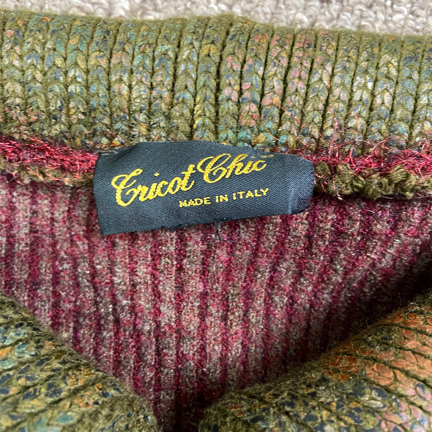 Tricot Chic Embellished Zip Jacket - Size M