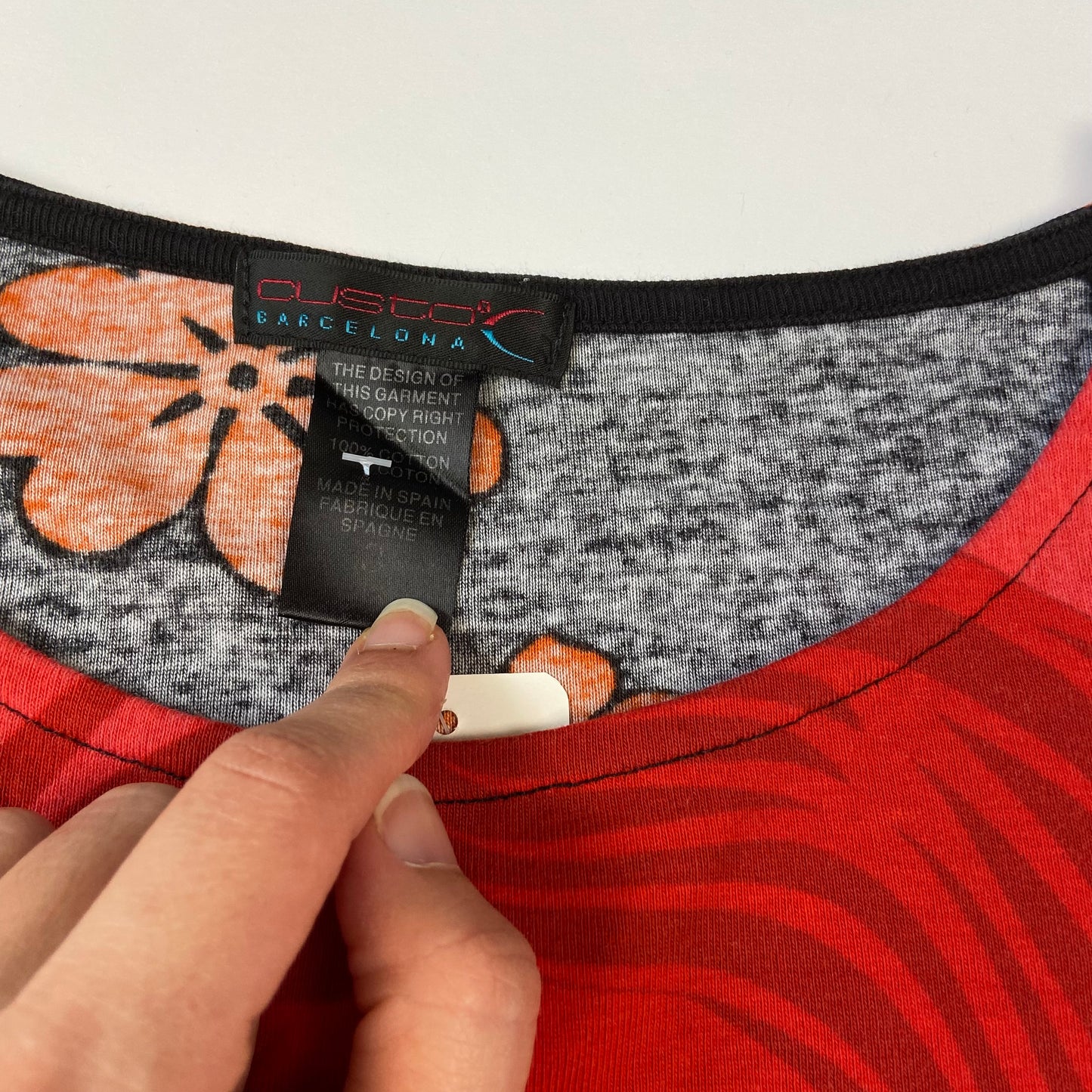 Custo Barcelona Graphic Printed Top - Size S