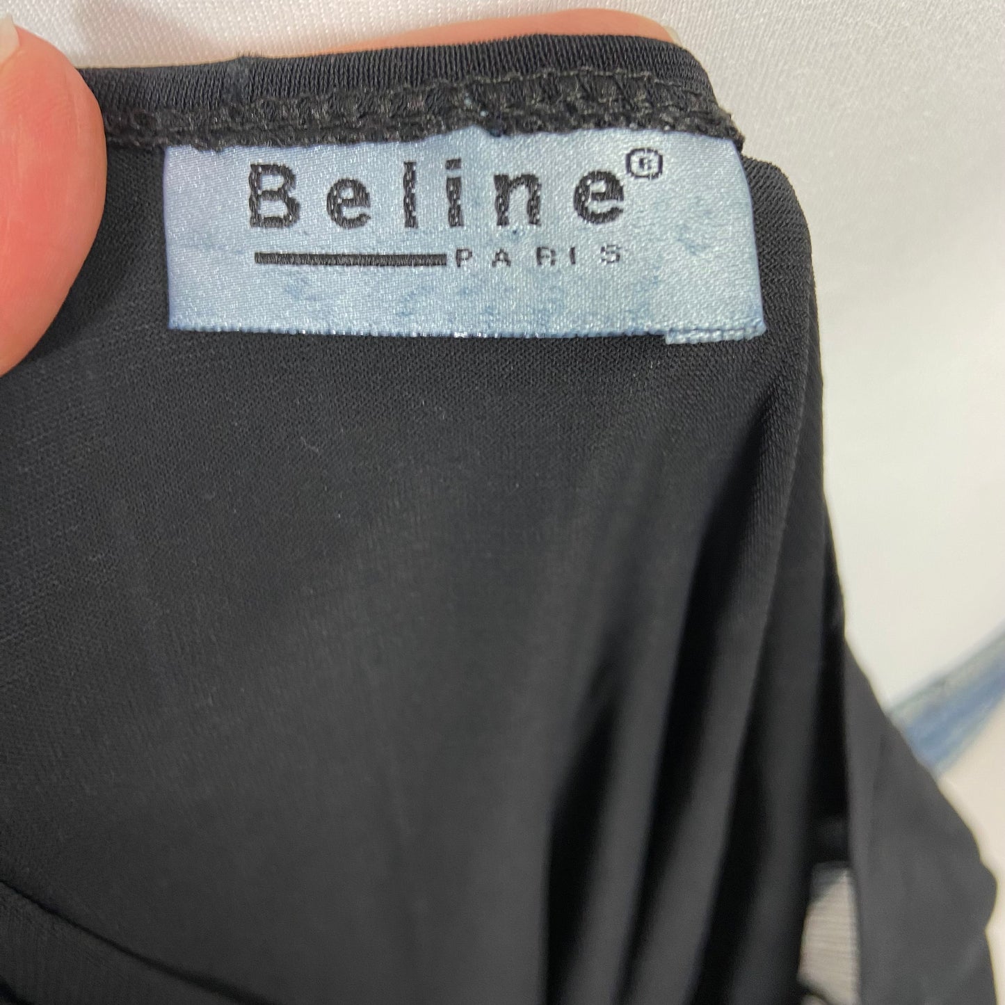 00s Embellished Flared Sleeves Mesh Top - Size S/M