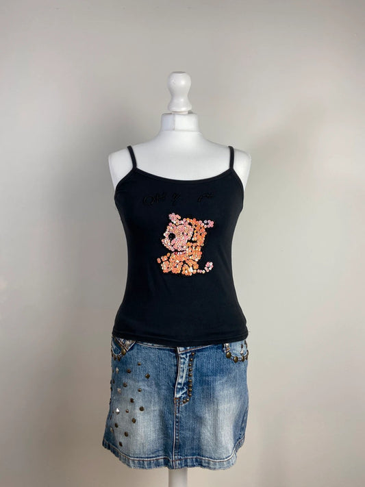 00s Sequin Cami Top - Size S/M