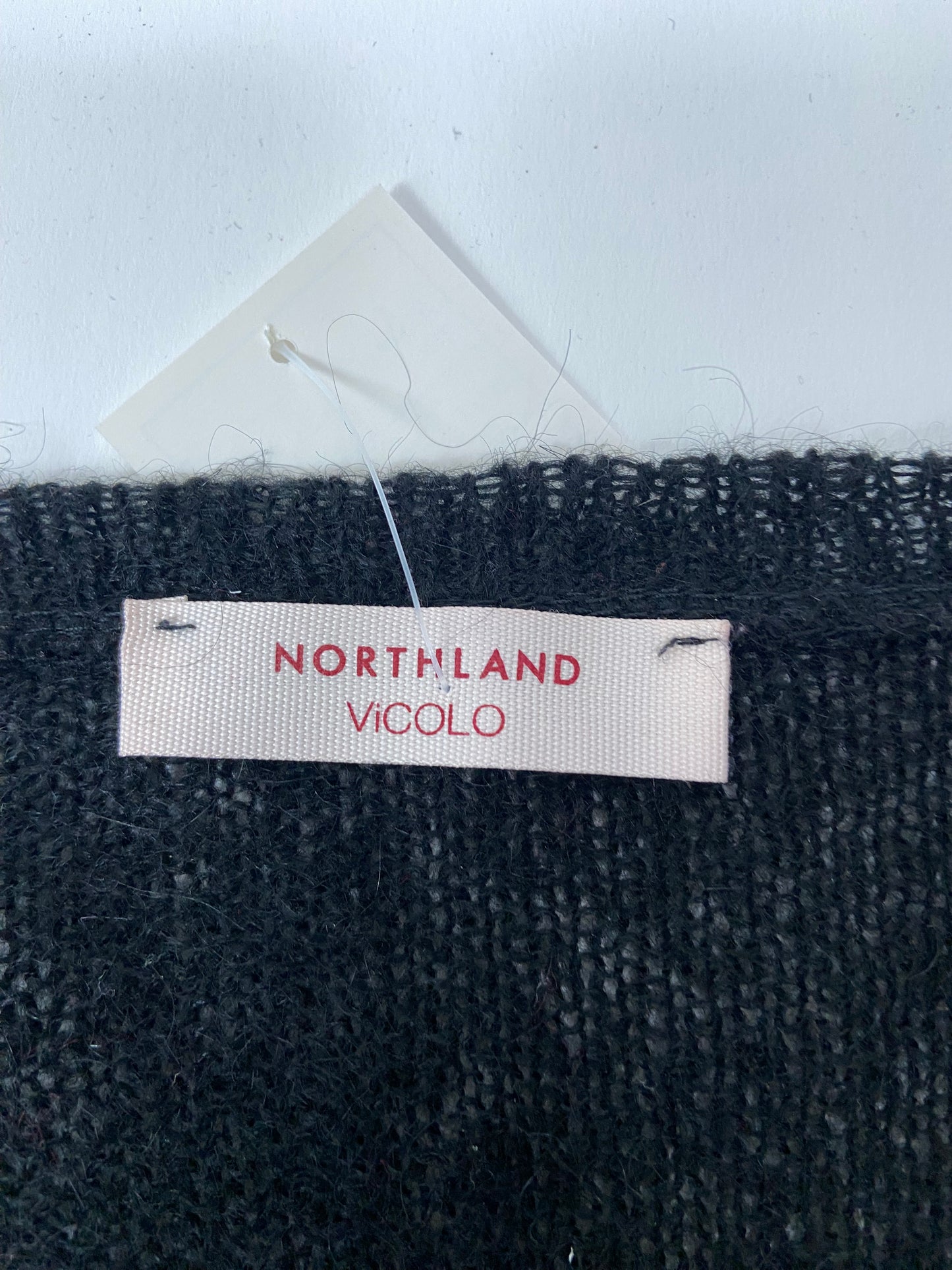 00s Knitted Lace Cardigan With Flowers Detail - Size M/L