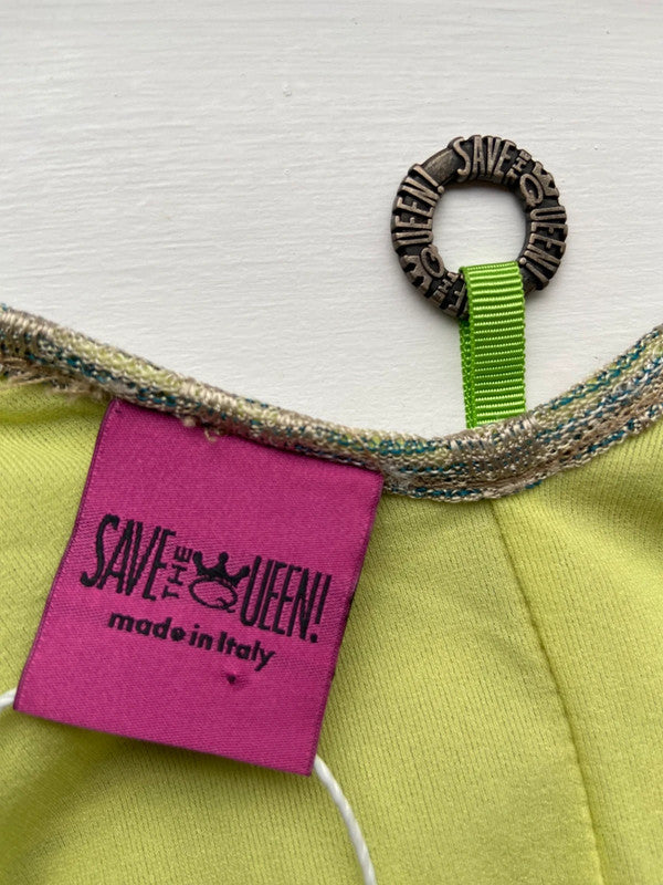 Save The Queen Embellished Dress - Size M - Funky Cat