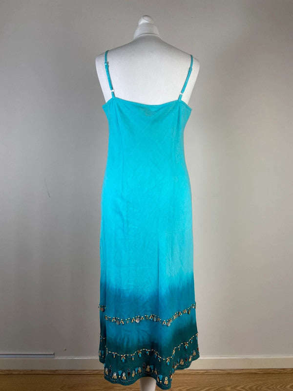 90s Embellished Beaded Dress - Size L