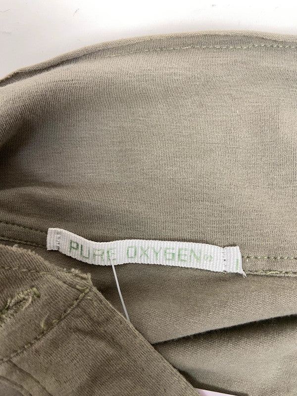 90s Khaki Polo T-Shirt - Size S