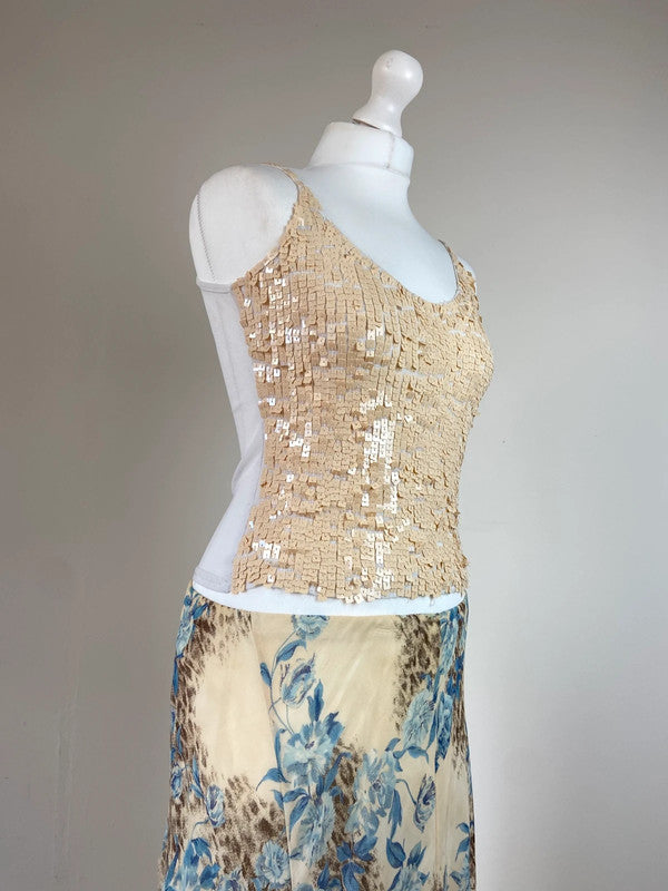 90s Sequin Cami Top - Size M