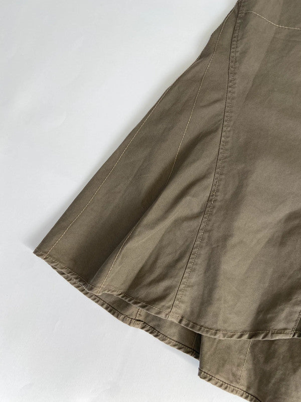 00s Khaki Midi Skirt - Size XS/S