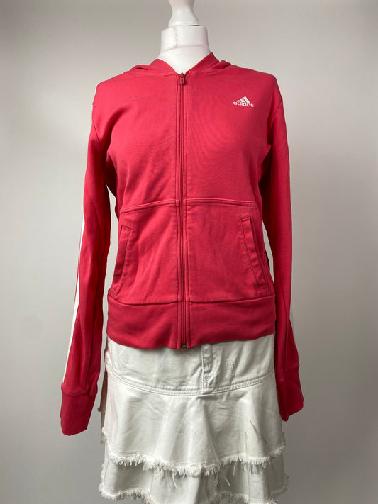 00s Pink Adidas Tracksuit Jacket - Size L