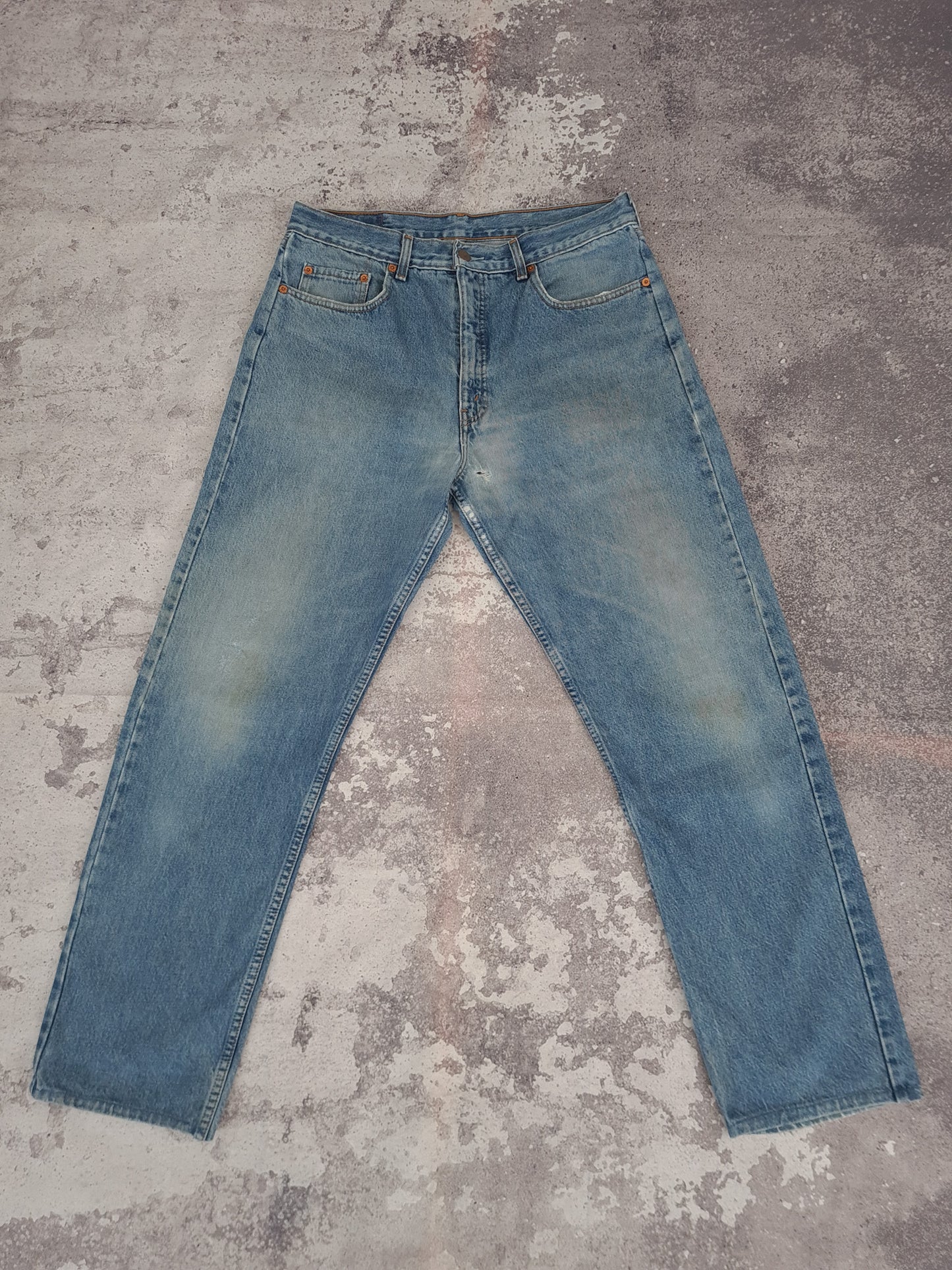 Vintage 1990's Levi's 615 Orange Tab Jeans W34 - Funky Cat